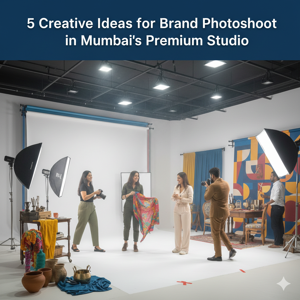 5 Creative Ideas for Brand Photoshoot in Mumbai’s Premium Studio