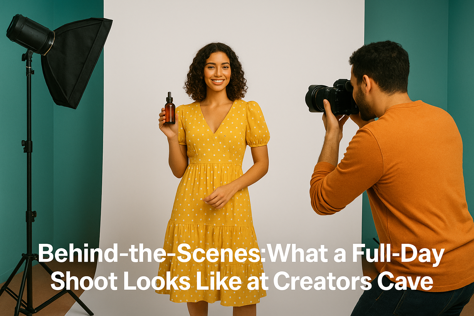 Behind-the-Scenes: What a Full-Day Shoot Looks Like at Creators Cave