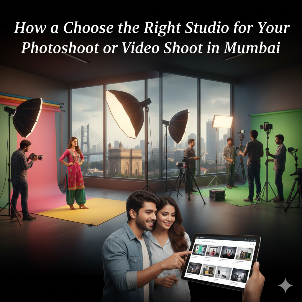 How to Choose the Right Studio for Your Photoshoot or Video Shoot in Mumbai