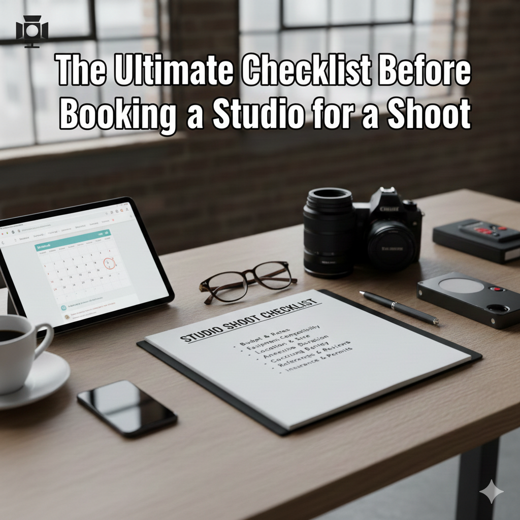 The Ultimate Checklist Before Booking a Studio for a Shoot