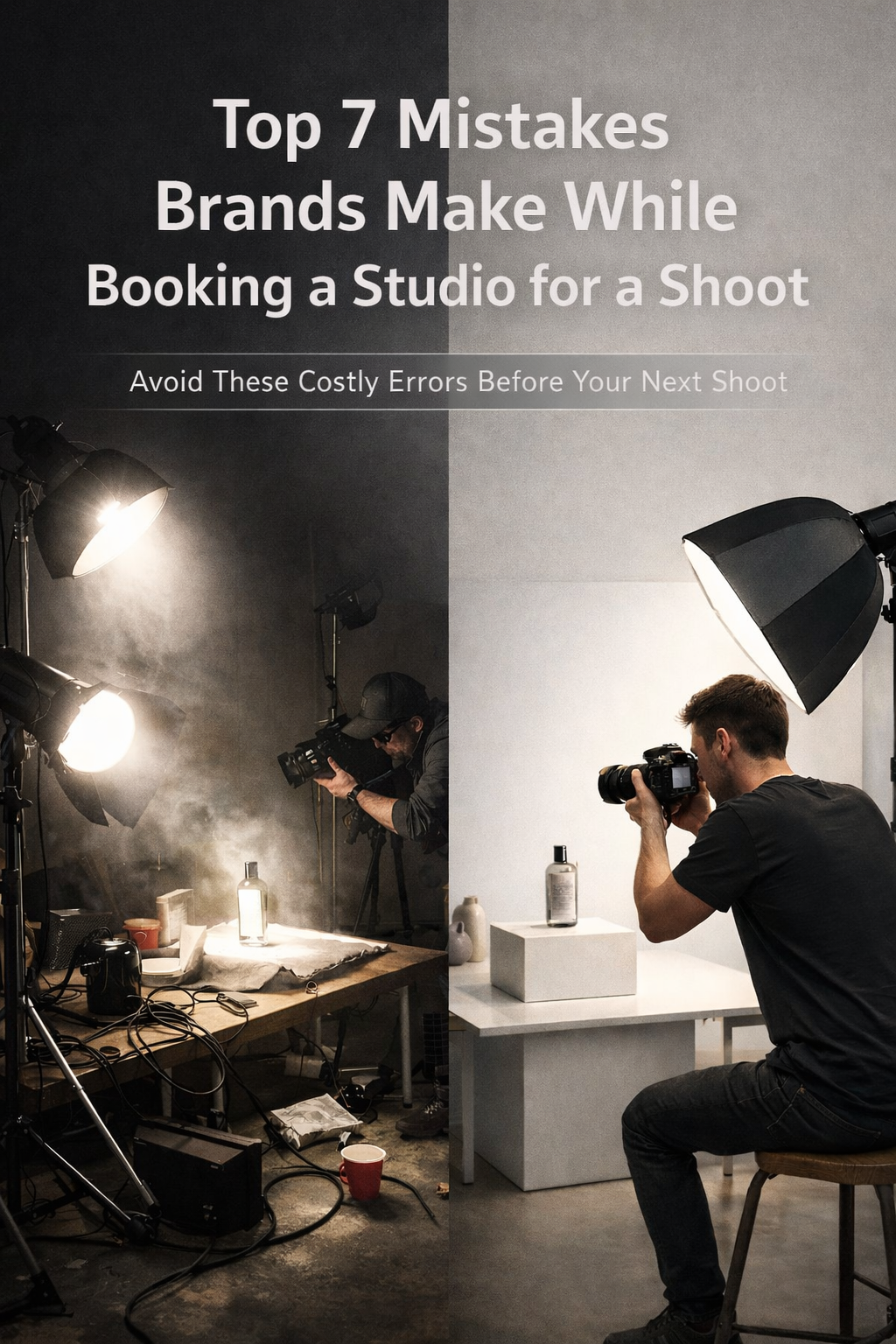 Top 7 Mistakes Brands Make While Booking a Studio for a Shoot