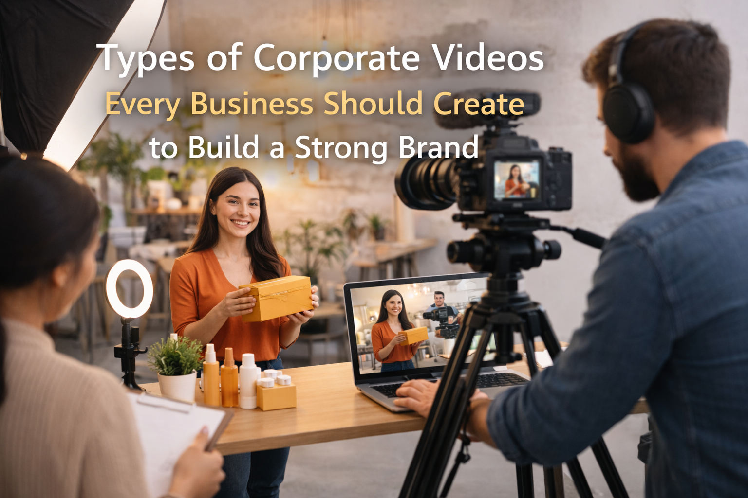 Types of Corporate Videos Every Business Should Create to Build a Strong Brand