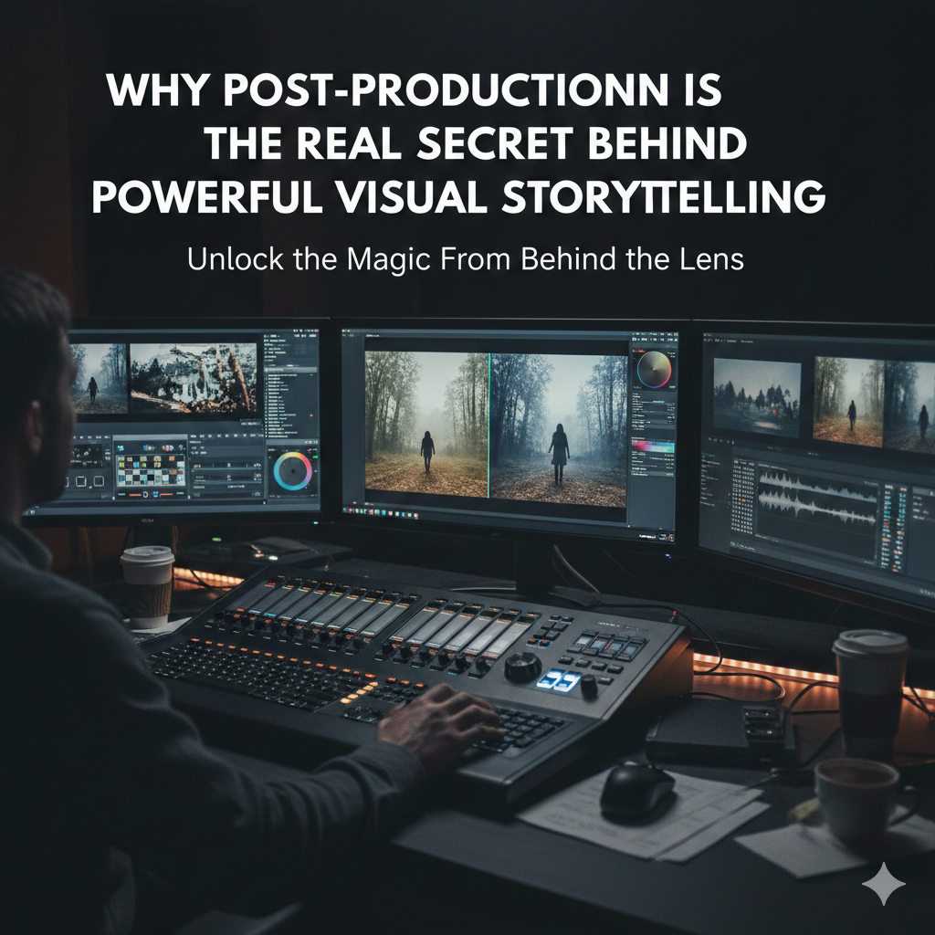 Why Post-Production Is the Real Secret Behind Powerful Visual Storytelling