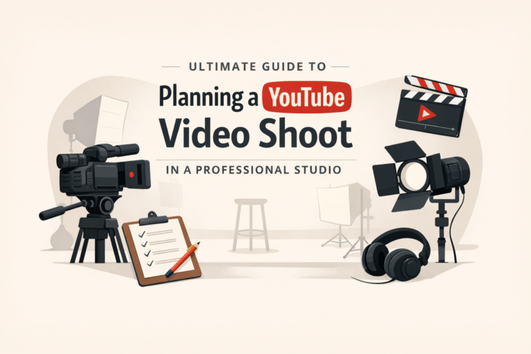 YouTube Video Shoot in a Professional Studi