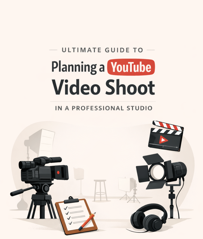 YouTube Video Shoot in a Professional Studio