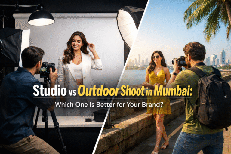 Studio vs Outdoor Shoot in Mumbai
