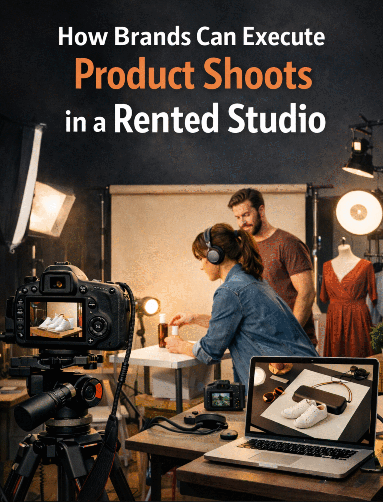 Product Shoot at Rented Studio